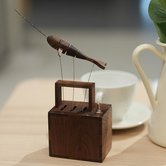 Oceanis Artisan™ Handcrafted Wooden Walnut Whale